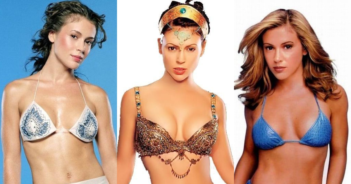 51 Hottest Alyssa Milano Bikini Pictures Are An Embodiment Of Greatness.